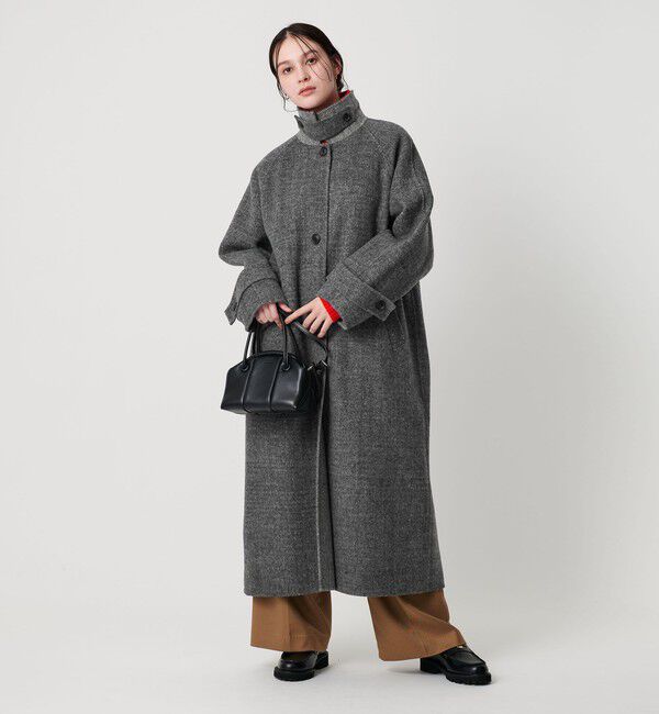 BEAUTY&YOUTH UNITED ARROWS「リバー ステンカラー ロングコート/ヘリンボーン」|その他|