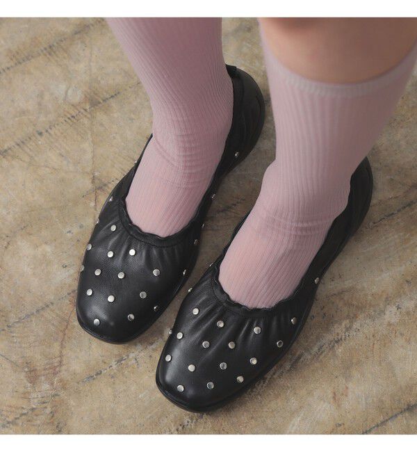 Ray BEAMS 「MOHI / スタッズ シューズ」|その他|BLACK