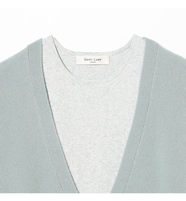 Demi-Luxe BEAMS 「Vネックニット タンクトップ 2WAY セット」|ニット・セーター|