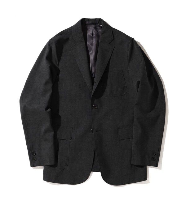BEAMS「BEAMS PLUS / コンバットウール 3ボタン ジャケット」|テーラードジャケット|MID_GREY