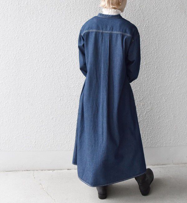 SHIPS any「SHIPS any:〈洗濯機可能〉デニム ブザム シャツ ワンピース［SHIPS any DENIM］」|ワンピース|