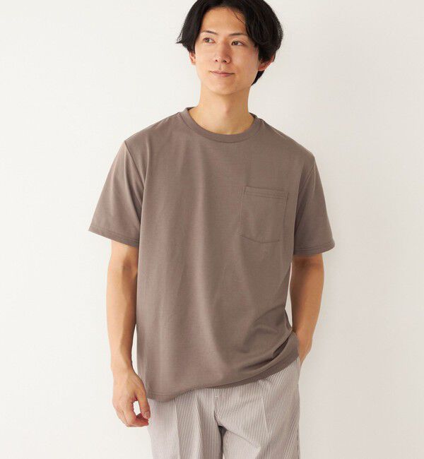 SHIPS Colors 「SHIPS Colors: 〈吸水・速乾〉CAVE ポケット Tシャツ」|Tシャツ・カットソー|