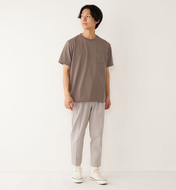 SHIPS Colors 「SHIPS Colors: 〈吸水・速乾〉CAVE ポケット Tシャツ」|Tシャツ・カットソー|