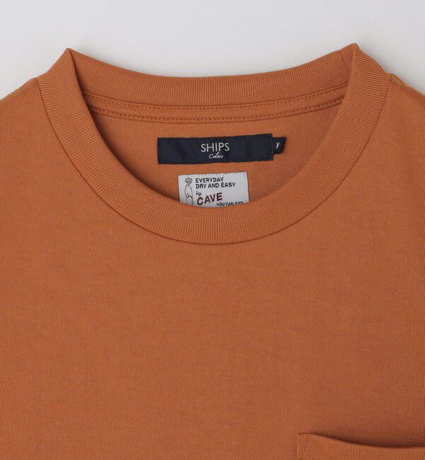 SHIPS Colors 「SHIPS Colors: 〈吸水・速乾〉CAVE ポケット Tシャツ」|Tシャツ・カットソー|
