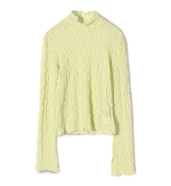 SHIPS for women「〈手洗い可能〉リンクル フラワー レース タートル 」|Tシャツ・カットソー|