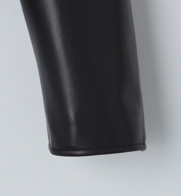 SHIPS「SHIPS: ラムレザー シングル ライダース ジャケット」|ライダースジャケット|