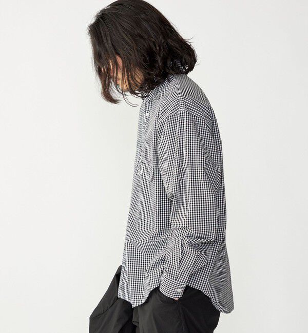 SHIPS「SHIPS: Wポケット ウォッシュド タイプライター 長袖 シャツ 〈チェック／ストライプ／単色〉」|シャツ・ブラウス|