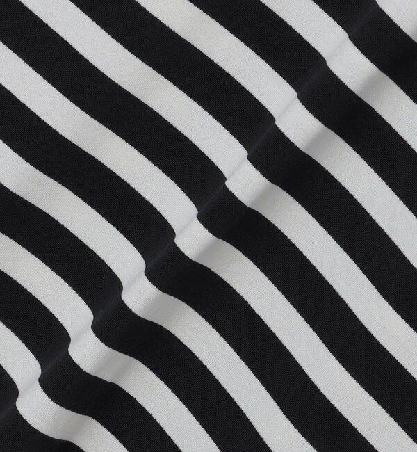 SHIPS「BATEAUX DE SHIPS: スーピマコットン 18ゲージ ボーダー クルーネック ニット」|ニット・セーター|