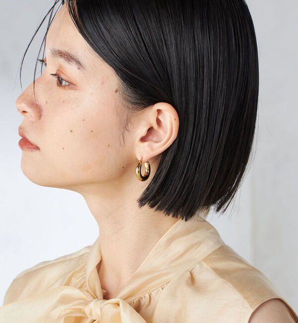 SHIPS for women「ステンレス フープ ピアス（S）」|ピアス|