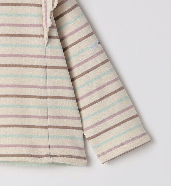 SHIPS KIDS「SHIPS KIDS:80～90cm / オーガニック コットン フリル プルオーバー」|Tシャツ・カットソー|