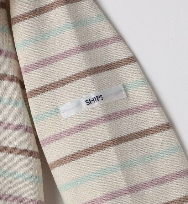 SHIPS KIDS「SHIPS KIDS:80～90cm / オーガニック コットン フリル プルオーバー」|Tシャツ・カットソー|