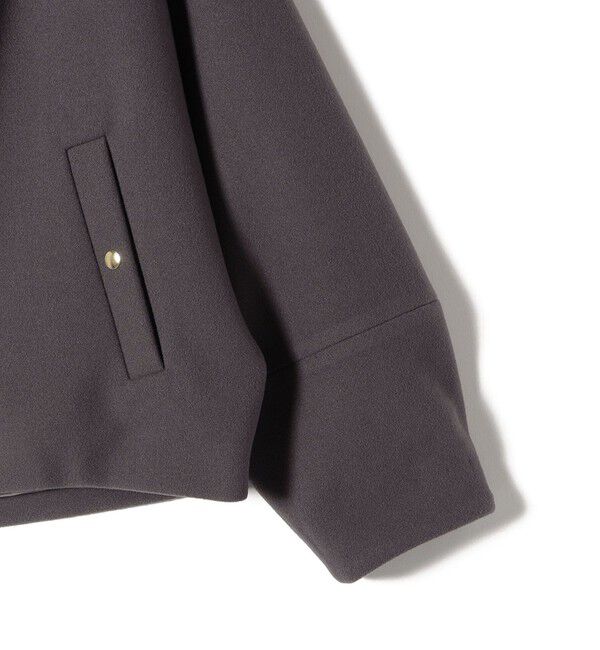 SHIPS for women「【WEB限定】〈手洗い可能〉 ウールライク ボトル ネック ジップ ブルゾン」|ブルゾン・スタジャン|