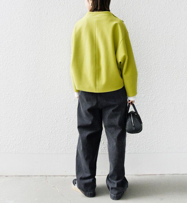 SHIPS for women「【WEB限定】〈手洗い可能〉 ウールライク ボトル ネック ジップ ブルゾン」|ブルゾン・スタジャン|