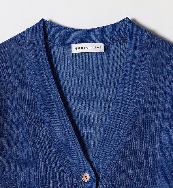 quaranciel「quaranciel:〈手洗い可能〉バルキー Vネック ガウン カーディガン」|カーディガン|