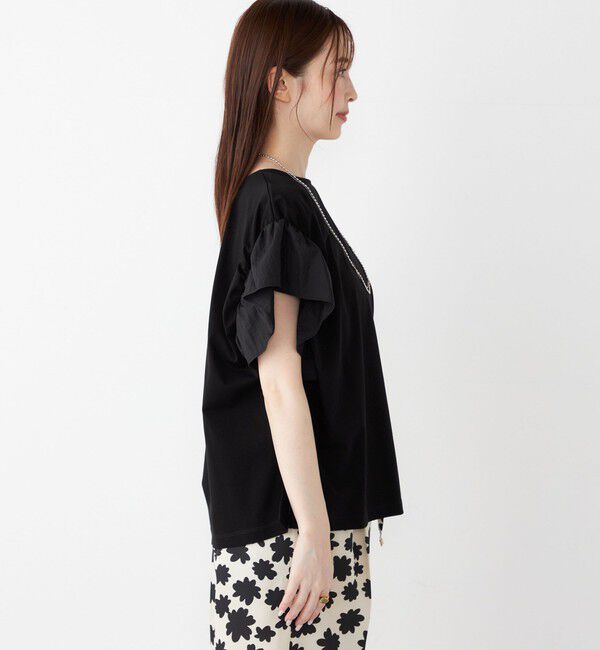 SHIPS Colors 「SHIPS Colors:〈手洗い可能〉シルケット 天竺 2WAY トップス◇」|Tシャツ・カットソー|