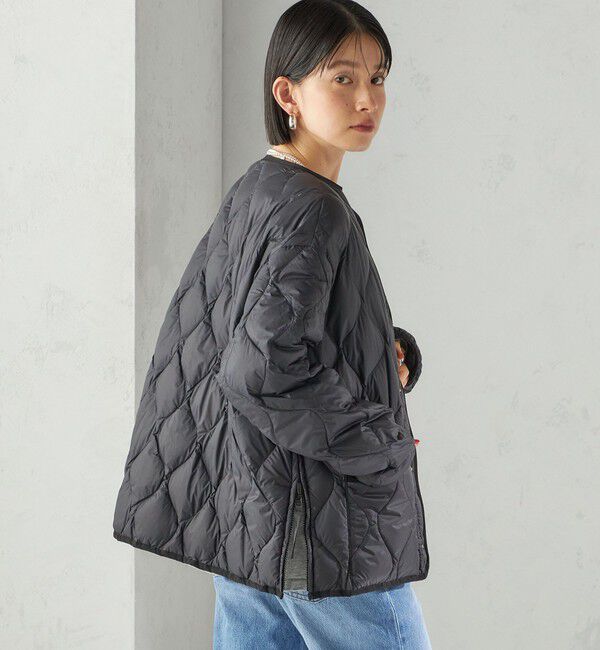 SHIPS for women「《一部追加予約》【SHIPS別注】TAION:〈手洗い可能〉リブ マルチ WAY ダウン ジャケット」|ダウン|