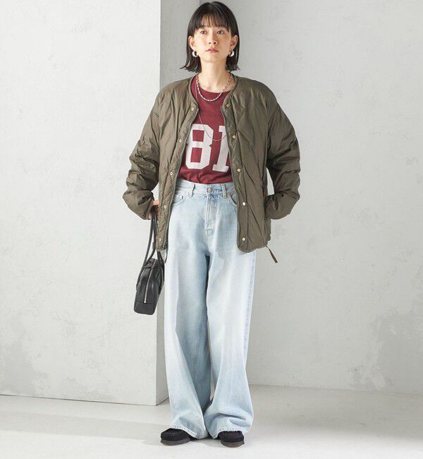 SHIPS for women「《一部追加予約》【SHIPS別注】TAION:〈手洗い可能〉リブ マルチ WAY ダウン ジャケット」|ダウン|