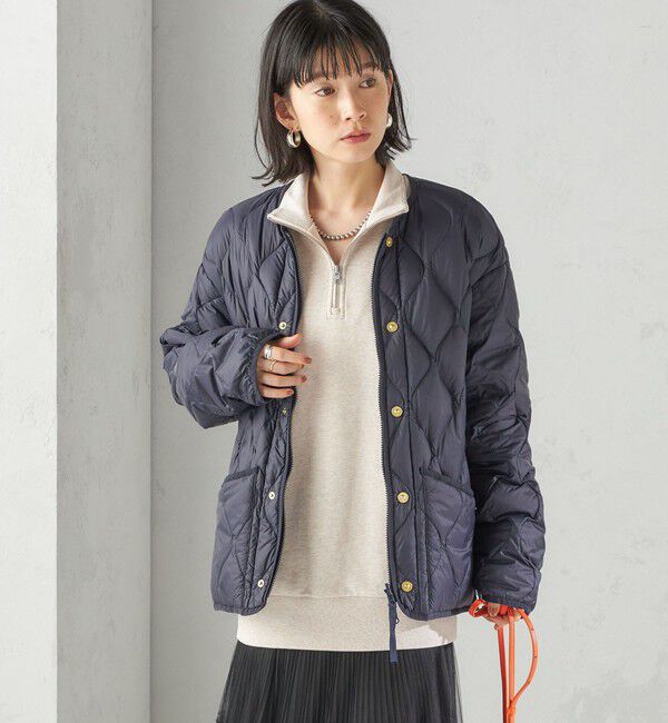 SHIPS for women「《一部追加予約》【SHIPS別注】TAION:〈手洗い可能〉リブ マルチ WAY ダウン ジャケット」|ダウン|