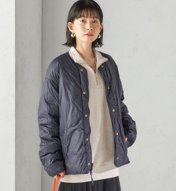 SHIPS for women「《一部追加予約》【SHIPS別注】TAION:〈手洗い可能〉リブ マルチ WAY ダウン ジャケット」|ダウン|