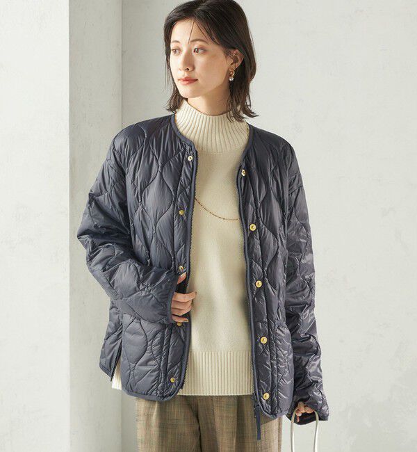 SHIPS for women「《一部追加予約》【SHIPS別注】TAION:〈手洗い可能〉リブ マルチ WAY ダウン ジャケット」|ダウン|