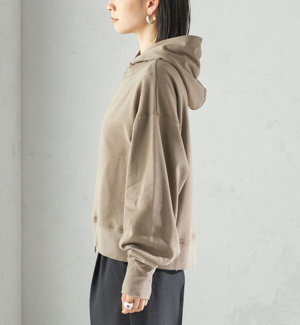 SHIPS for women「ミニ 裏毛 ジップ アップ フーディ」|パーカー|