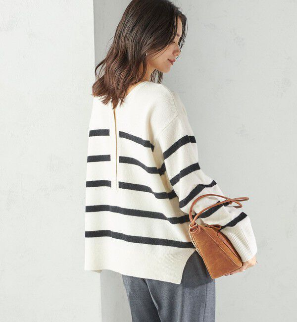 SHIPS for women「〈手洗い可能〉ウール カシミヤ 2WAY プルオーバー」|ニット・セーター|