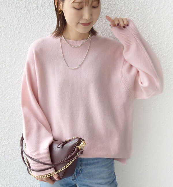 SHIPS for women「〈手洗い可能〉ウール カシミヤ 2WAY プルオーバー」|ニット・セーター|