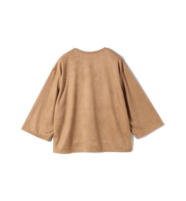 SHIPS for women「〈手洗い可能〉ポリエステル スエード ワイド スリーブ プルオーバー」|Tシャツ・カットソー|