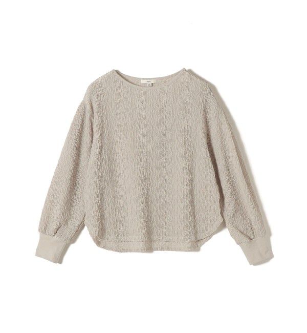 SHIPS for women「《予約》〈手洗い可能〉ランダム ブルーゼ 袖 タック プルオーバー」|Tシャツ・カットソー|