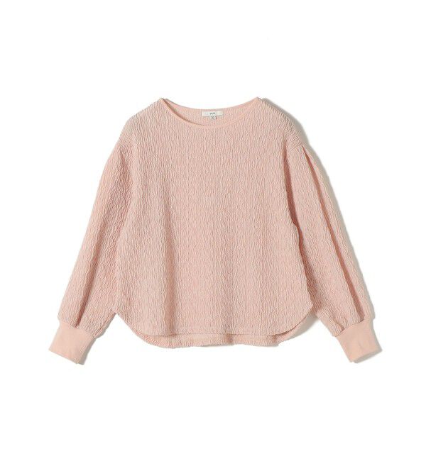 SHIPS for women「《予約》〈手洗い可能〉ランダム ブルーゼ 袖 タック プルオーバー」|Tシャツ・カットソー|