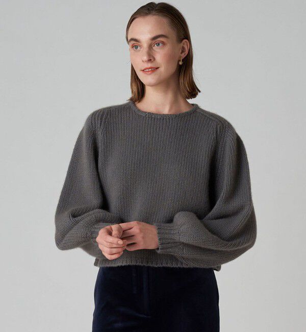 Ballsey「ラグジュアリーカシミヤ ボリュームスリーブプルオーバー」|ニット・セーター|