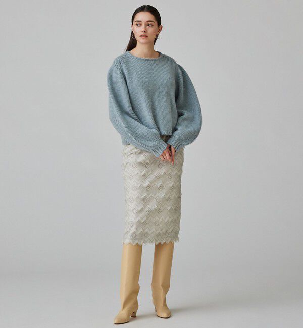 Ballsey「ラグジュアリーカシミヤ ボリュームスリーブプルオーバー」|ニット・セーター|