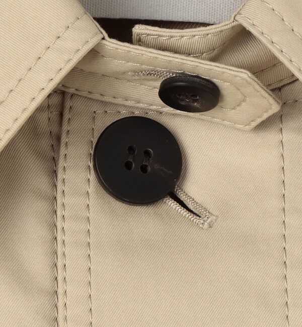 GALERIE VIE「コットンブレンドギャバジン サーキュラーバルカラーコート」|ステンカラーコート|