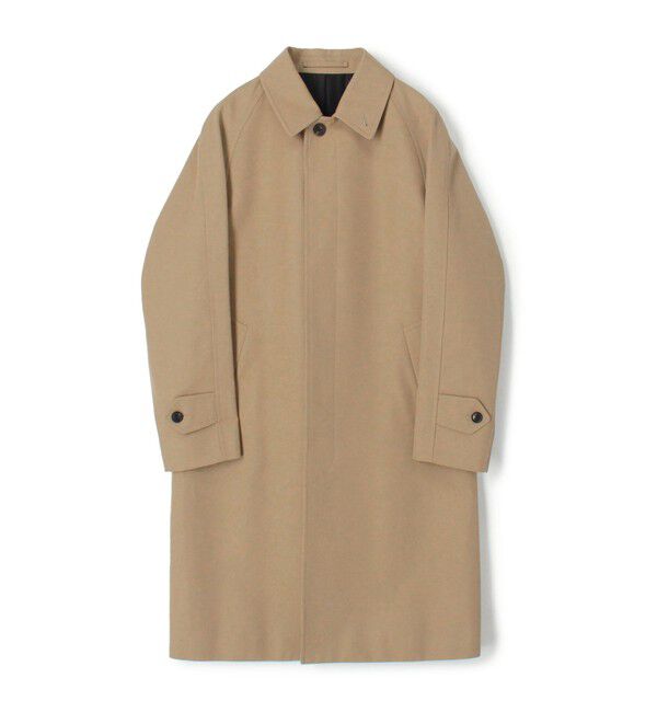 TOMORROWLAND MENS「ウールコットンギャバジン バルマカーンコート TRENCH」|ステンカラーコート|45 キャメル