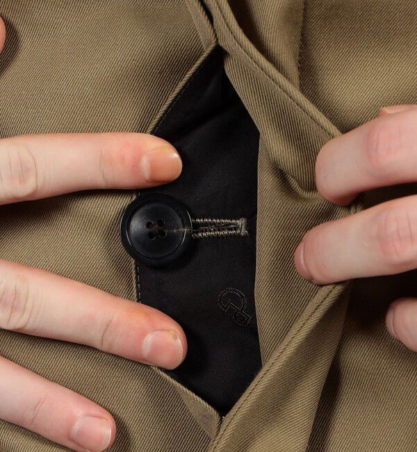 TOMORROWLAND MENS「ウールコットンギャバジン バルマカーンコート TRENCH」|ステンカラーコート|