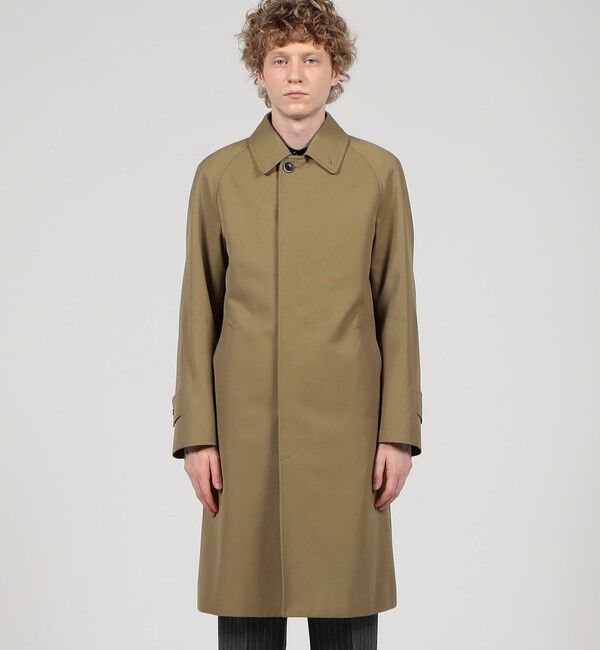 TOMORROWLAND MENS「ウールコットンギャバジン バルマカーンコート TRENCH」|ステンカラーコート|