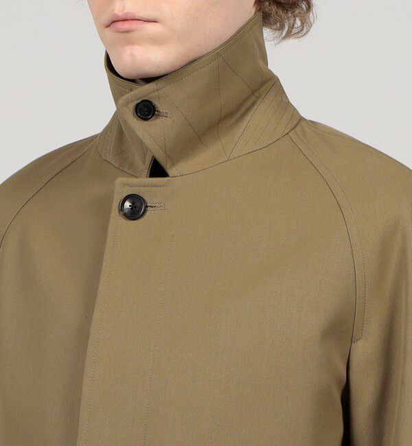 TOMORROWLAND MENS「ウールコットンギャバジン バルマカーンコート TRENCH」|ステンカラーコート|
