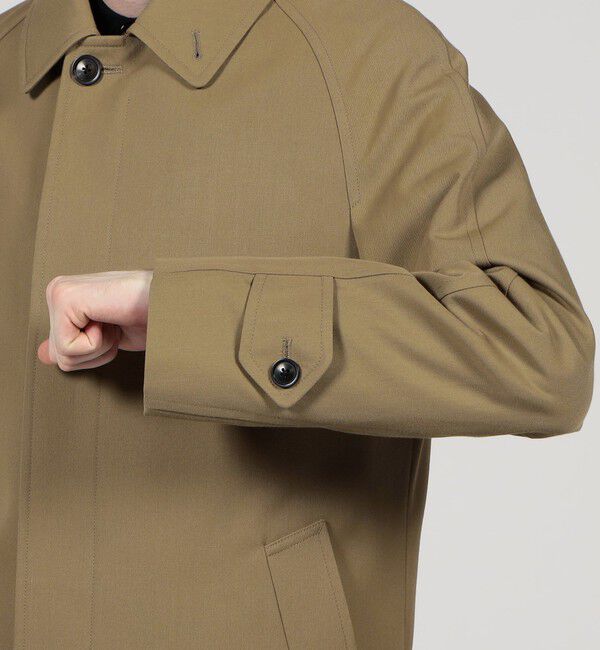 TOMORROWLAND MENS「ウールコットンギャバジン バルマカーンコート TRENCH」|ステンカラーコート|