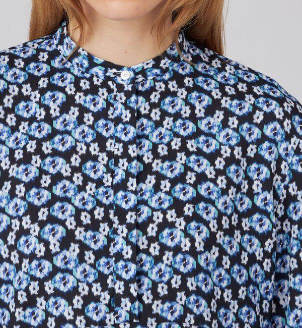 Ballsey「ブルリーフラワープリント クルーネックワンピース」|ワンピース|