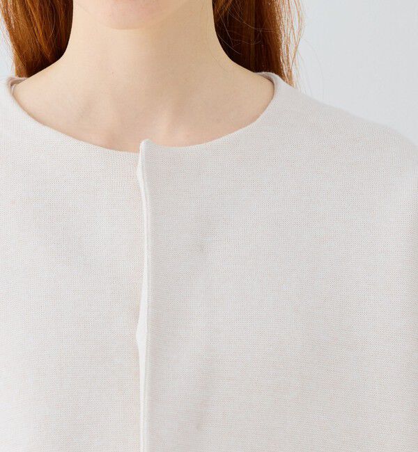 GALERIE VIE「ミラノリブ ノーカラージャケット」|ノーカラージャケット|