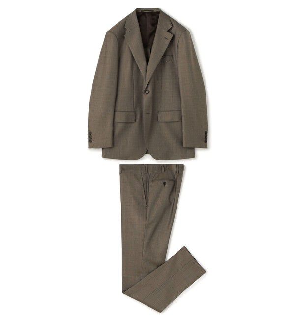 TOMORROWLAND MENS「TROFEO ウール シングルブレステッド2Bスーツ E.Zegna」|スーツ|45 ブラウン