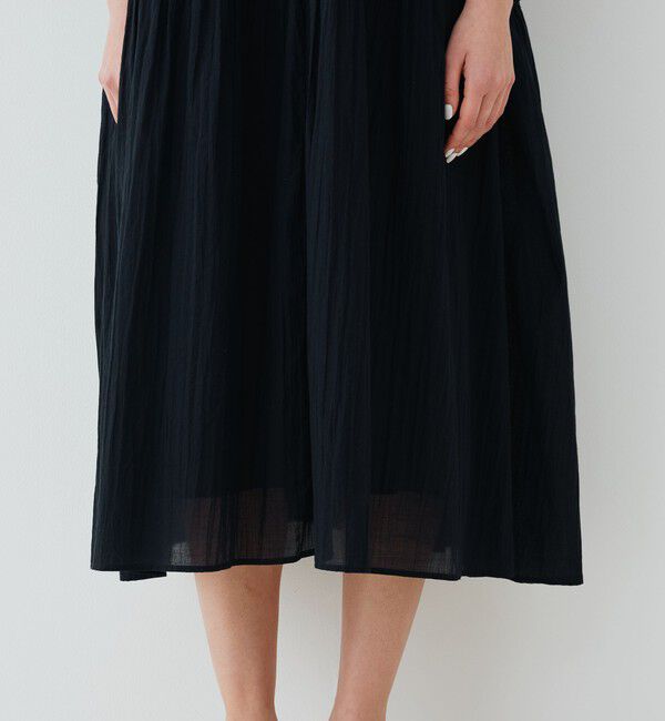 GALERIE VIE「インドコットン ギャザーワンピース」|ワンピース|