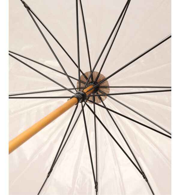 Plage「TRADITIONAL WEATHERWEAR  CLEAR UMBRELLA BAMBOO 傘」|傘|