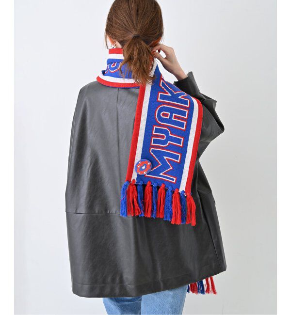 SLOBE IENA「ミャクミャクゲームマフラー」|マフラー|レッド