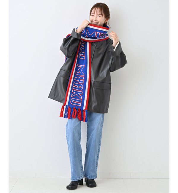 SLOBE IENA「ミャクミャクゲームマフラー」|マフラー|