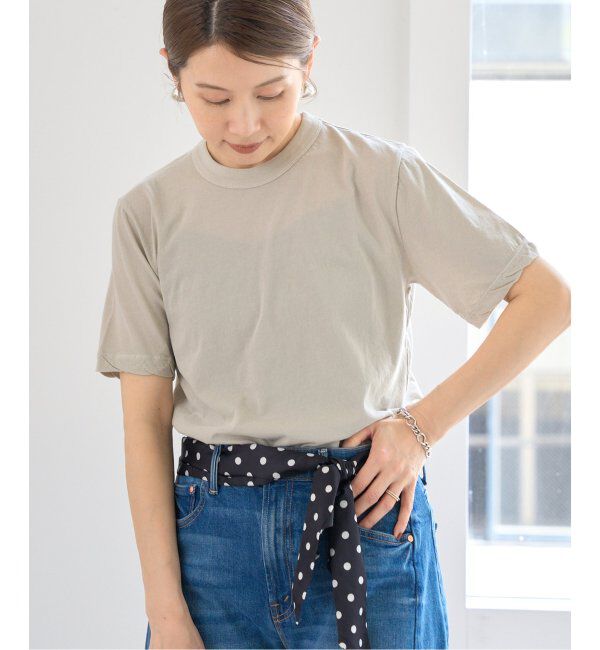 IENA「ATON/エイトン 別注 FRESCA SINGLE JERSEY Tシャツ」|Tシャツ・カットソー|