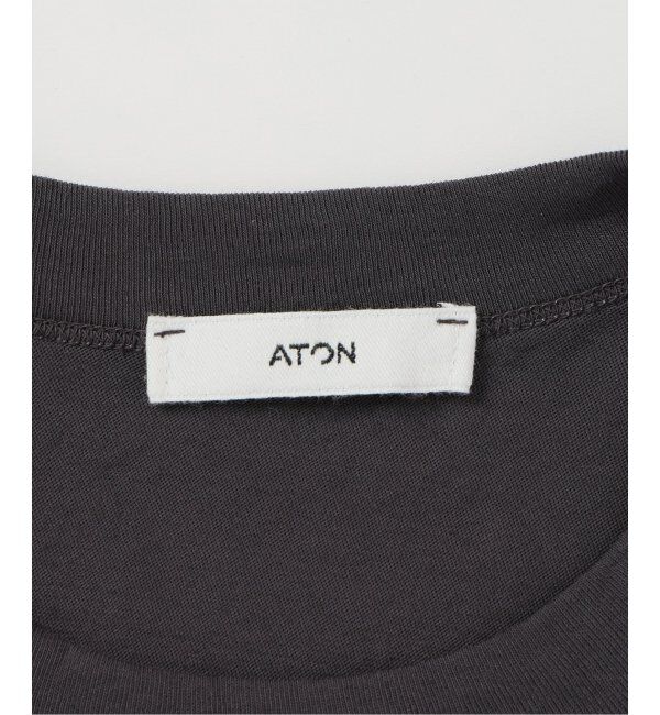 IENA「ATON/エイトン 別注 FRESCA SINGLE JERSEY Tシャツ」|Tシャツ・カットソー|