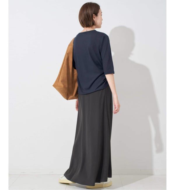 SLOBE IENA「《3サイズ展開/追加3》フィブリルマーメイドフレアスカート」|スカート|