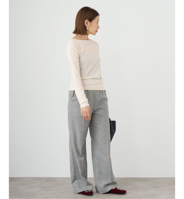 IENA「クラッシュベロアプルオーバー」|Tシャツ・カットソー|