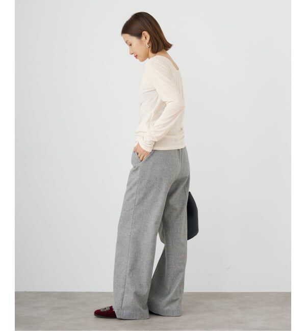 IENA「クラッシュベロアプルオーバー」|Tシャツ・カットソー|